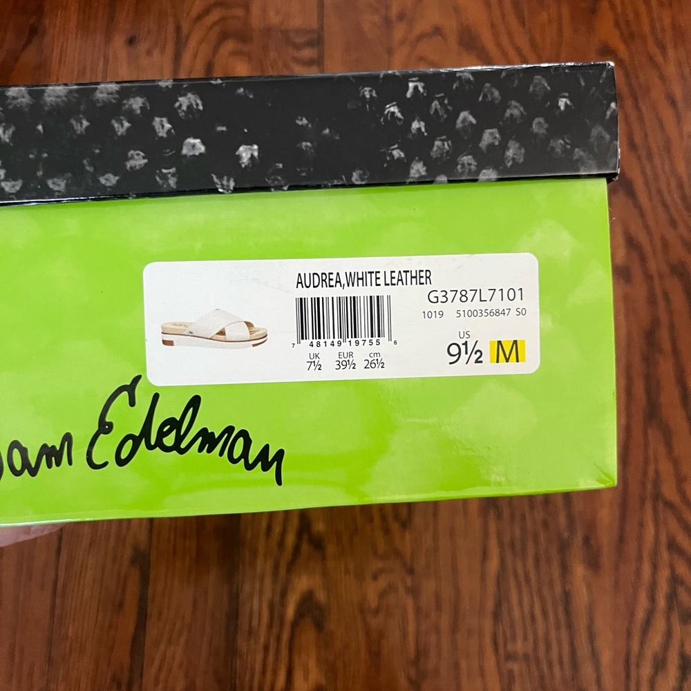 Sam Edelman White Slide Sandals - Picture 5 of 5